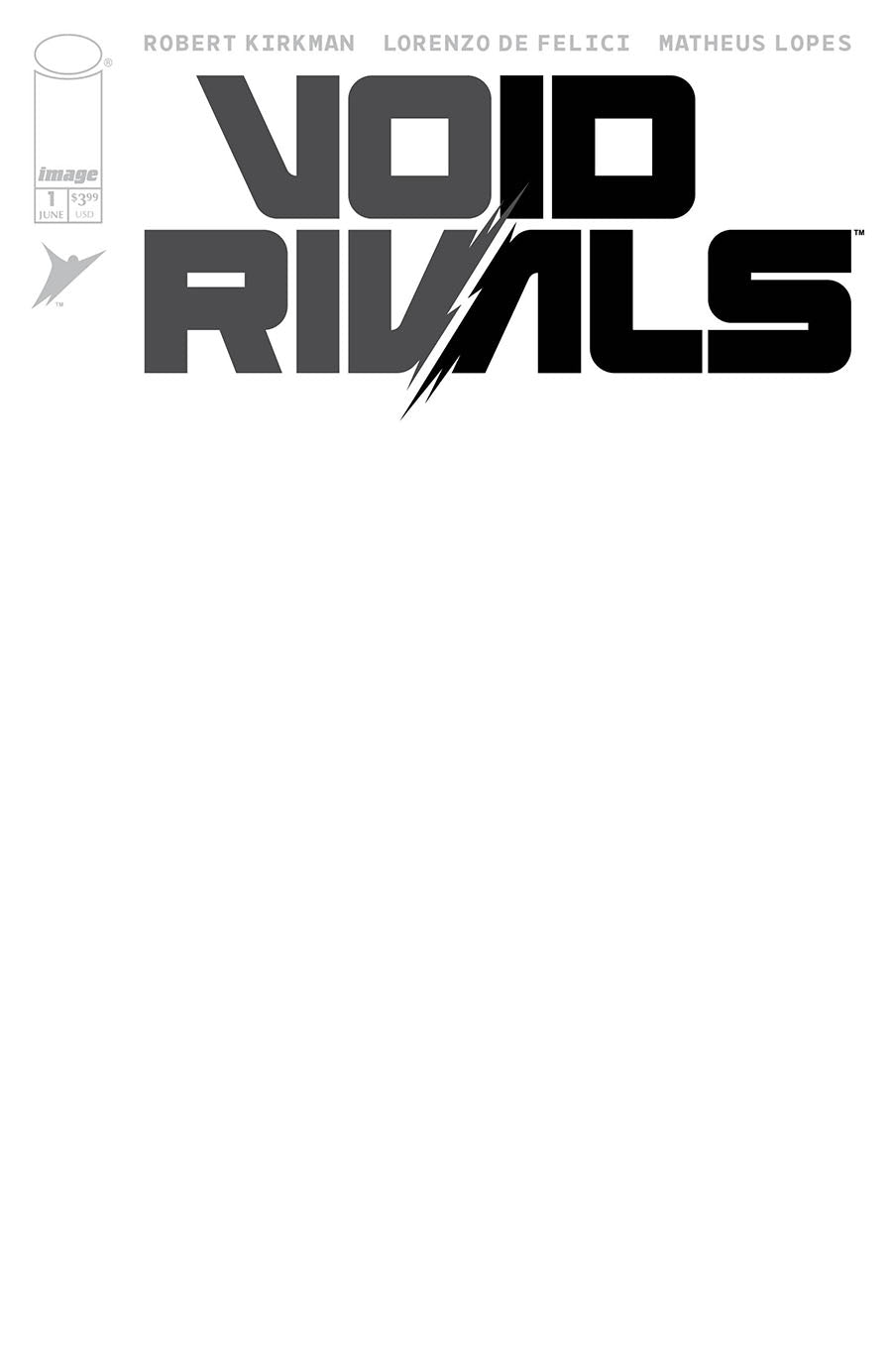 VOID RIVALS 1 BLANK SKETCH VARIANT FIRST PRINT