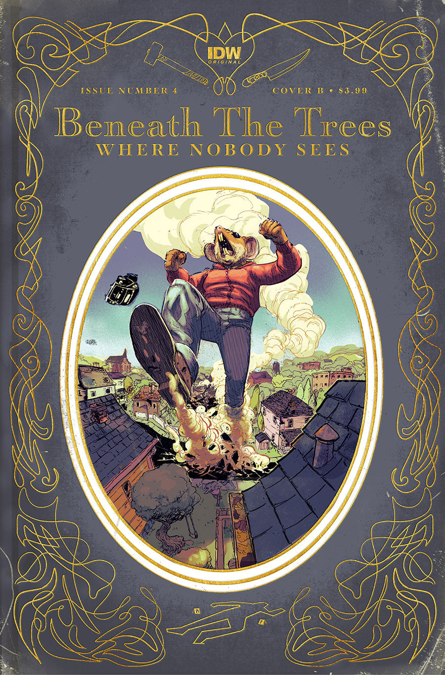 BENEATH THE TREES WHERE NOBODY SEES 4 NM CVR B IDW PRESALE 3/20/24