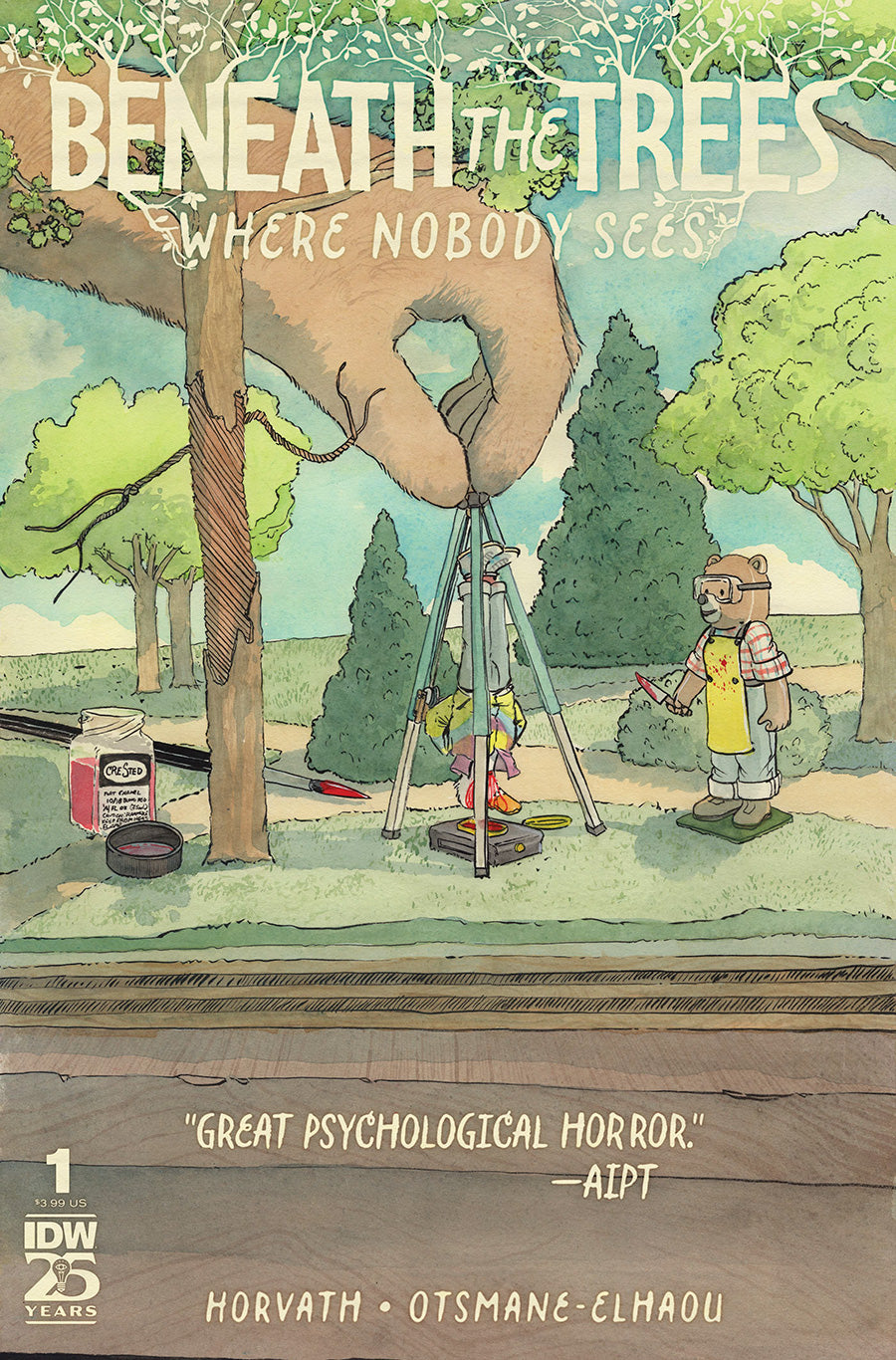 BENEATH THE TREES WHERE NOBODY SEES 1 NM 3RD PRINT IDW PRESALE 2/28/24