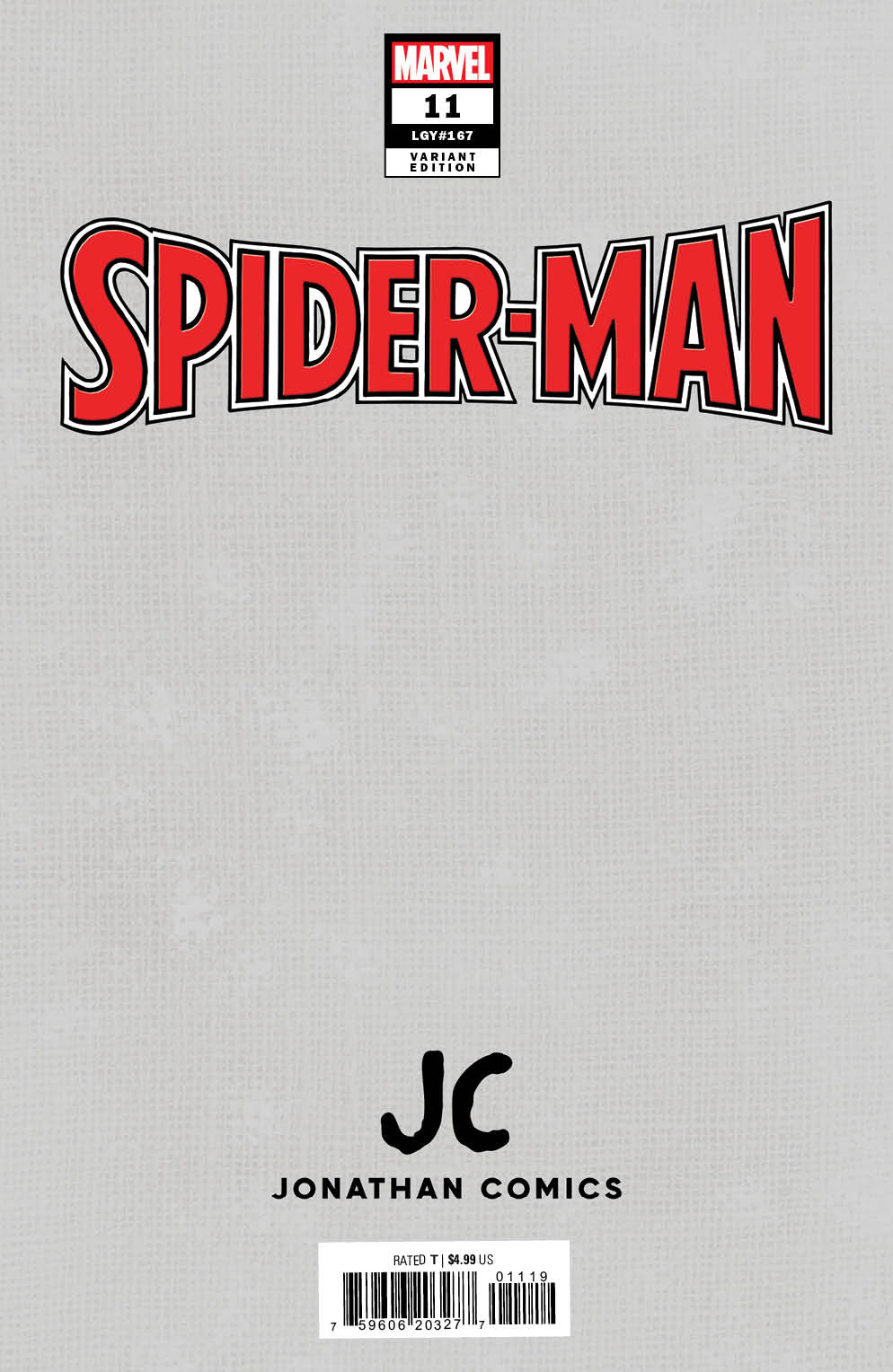 SPIDERMAN 11 JC JONATHANCOMICS ALAN QUAH TRADE EXCLUSIVE VARIANT SPIDER-BOY