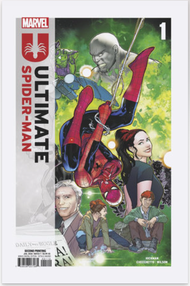 ULTIMATE SPIDER-MAN 1 NM 2ND PRINT R.B. SILVA VARIANT | HICKMAN | MARVEL COMICS |