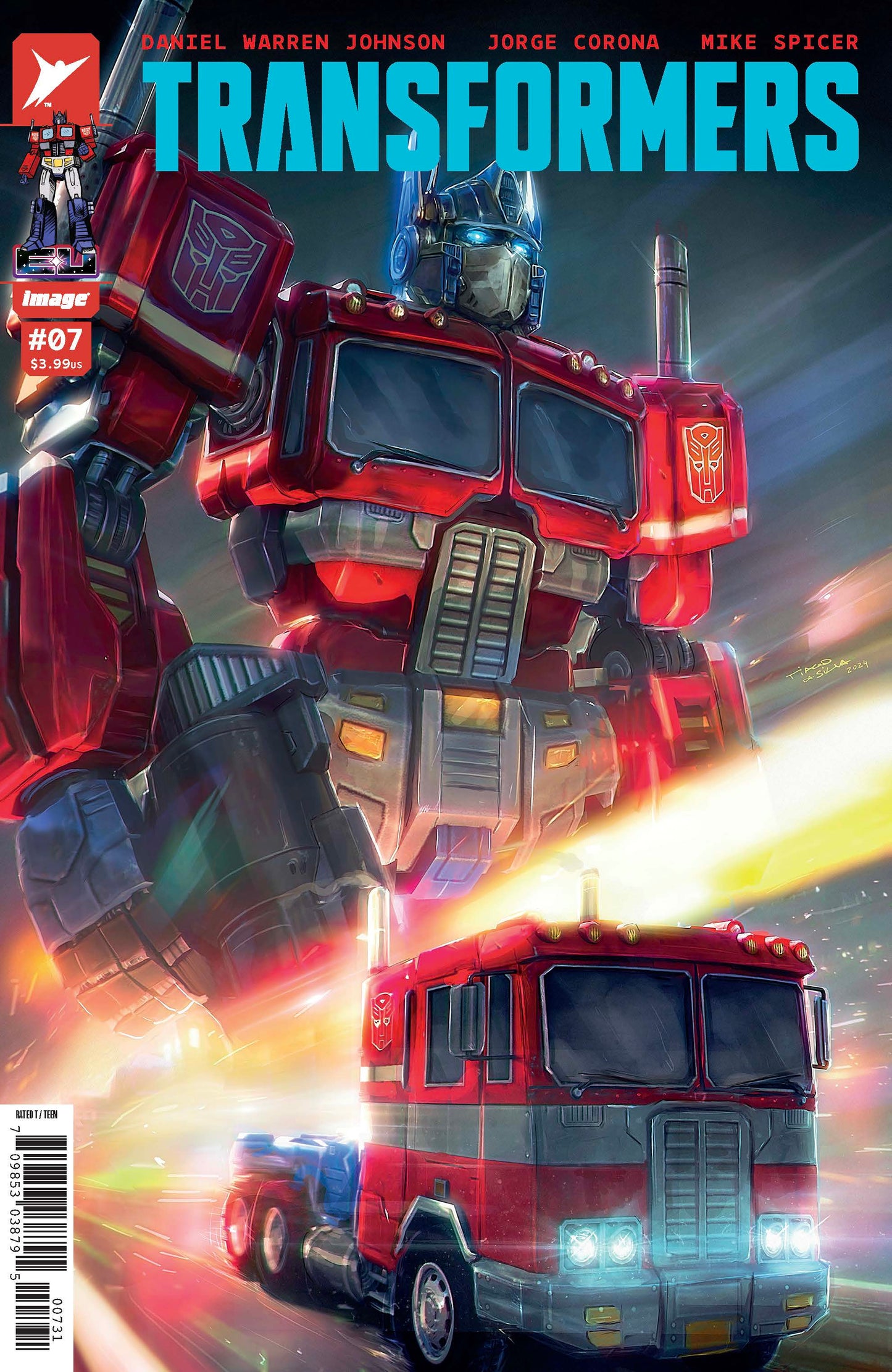 TRANSFORMERS 7 NM TIAGO DA SLIVA VARIANT | JONATHAN COMICS EXCLUSIVE | LMT 750 | IMAGE SKYBOUND ENERGON UNIVERSE 2024 | PRESALE