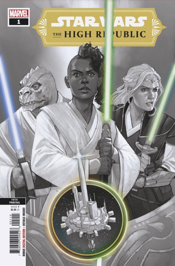 STAR WARS THE HIGH REPUBLIC 01 NM 5TH PRINT MARVEL COMICS 2021