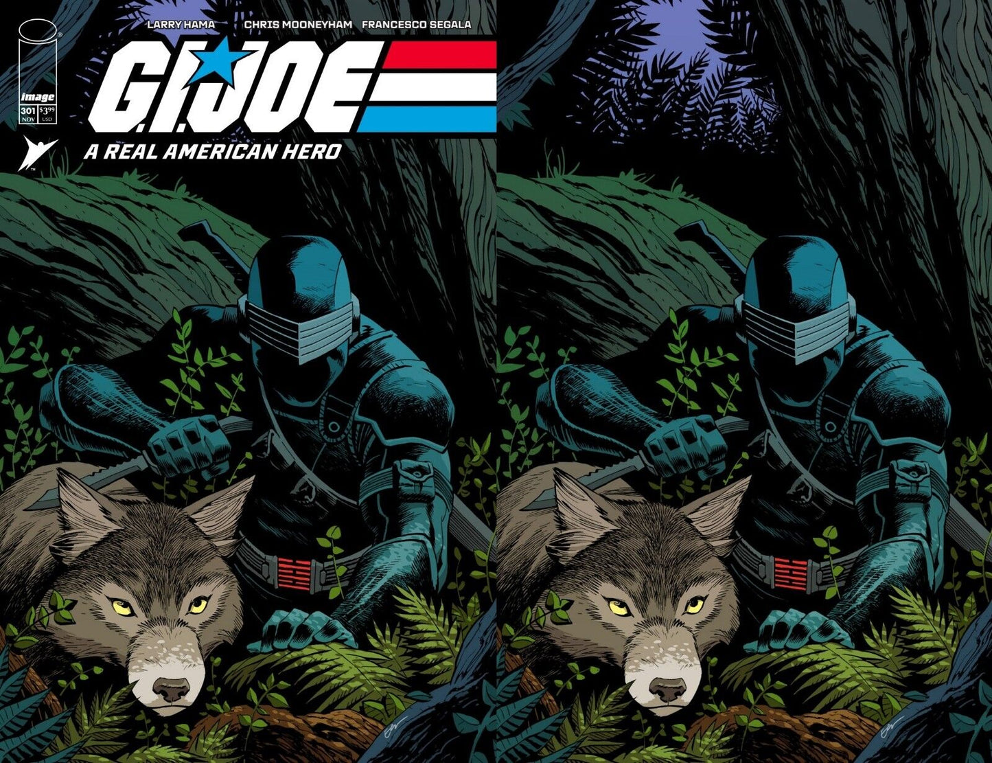 GI JOE 301 NM ETHAN YOUNG TRADE & VIRGIN VARIANT SET SKYBOUND - JC EXCLUSIVE
