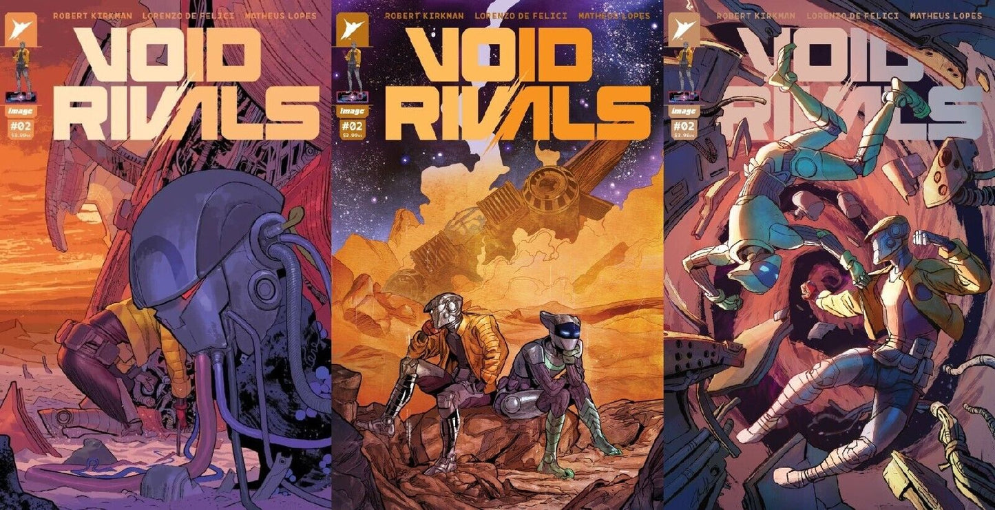 VOID RIVALS 2 NM CVR A B & 1:10 IMAGE KIRKMAN TRANSFORMERS GIJOE