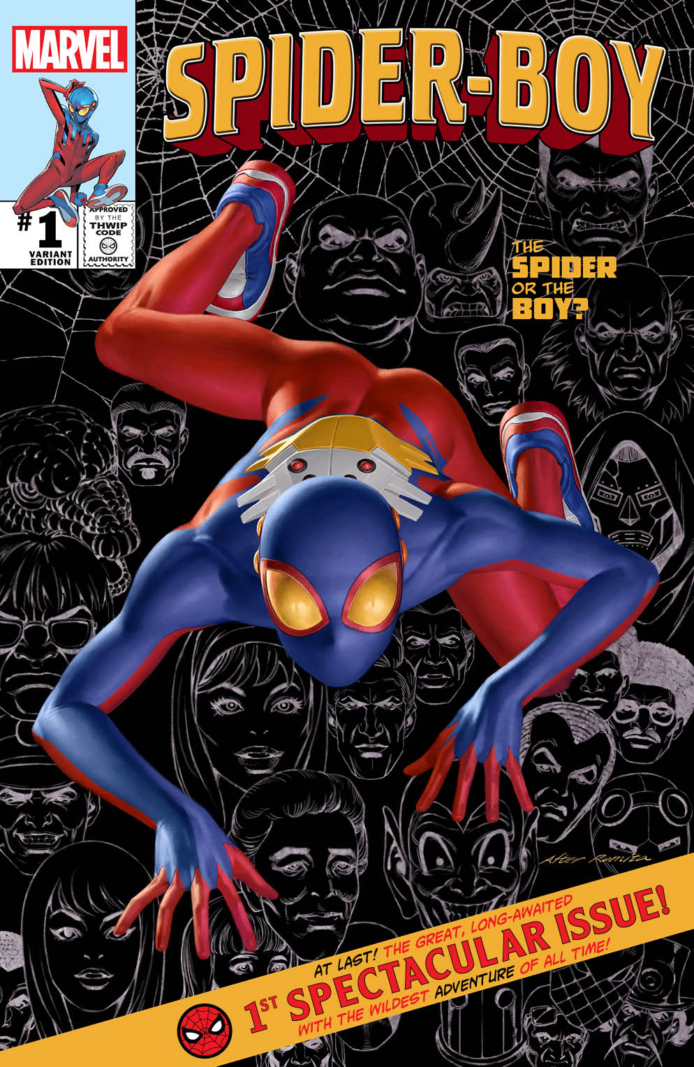SPIDER-BOY 1 JC EXCLUSIVE JUNGGEUN YOON TRADE VARIANT LIMITED TO 1200