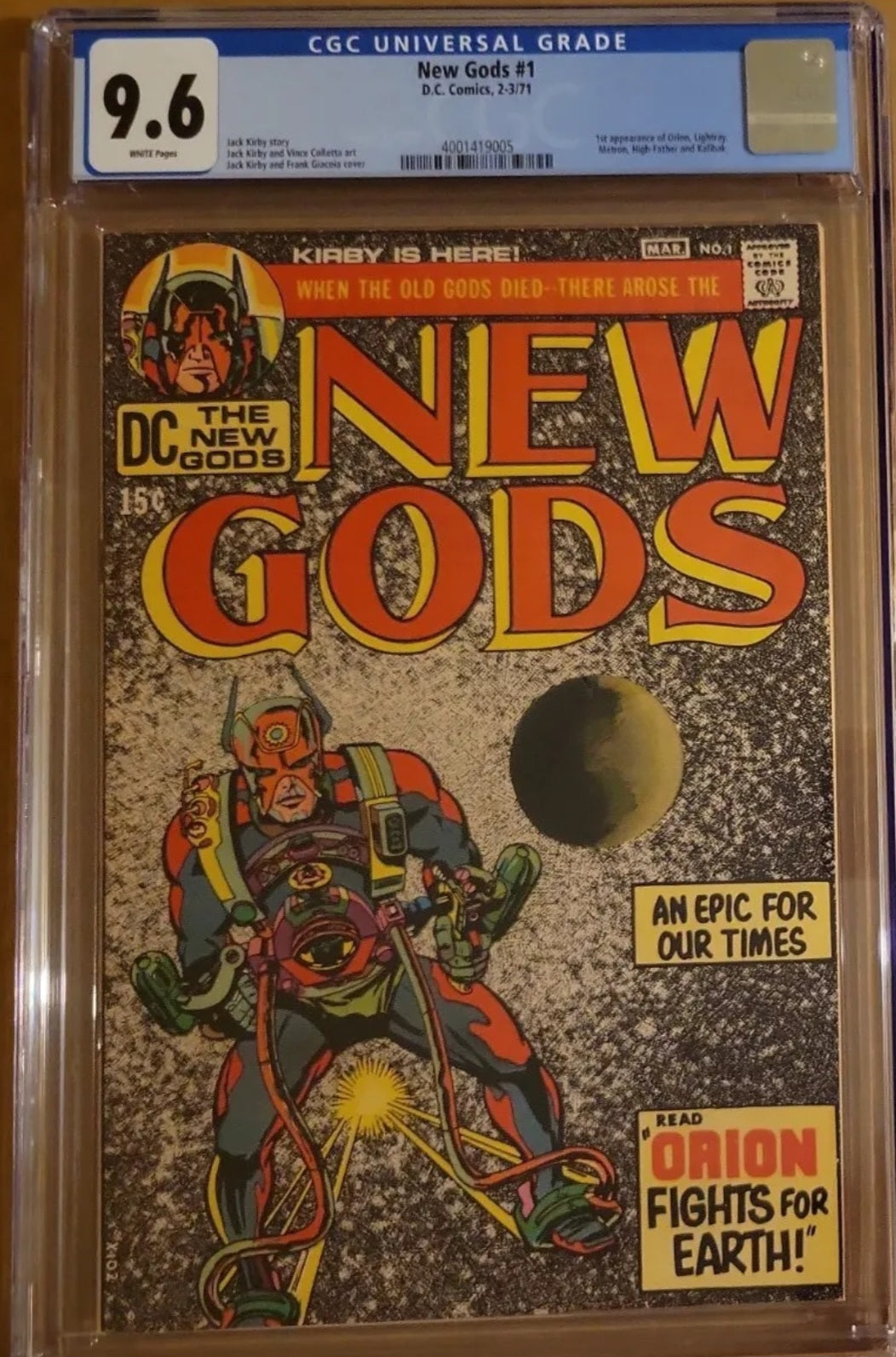 NEW GODS 1 CGC 9.6