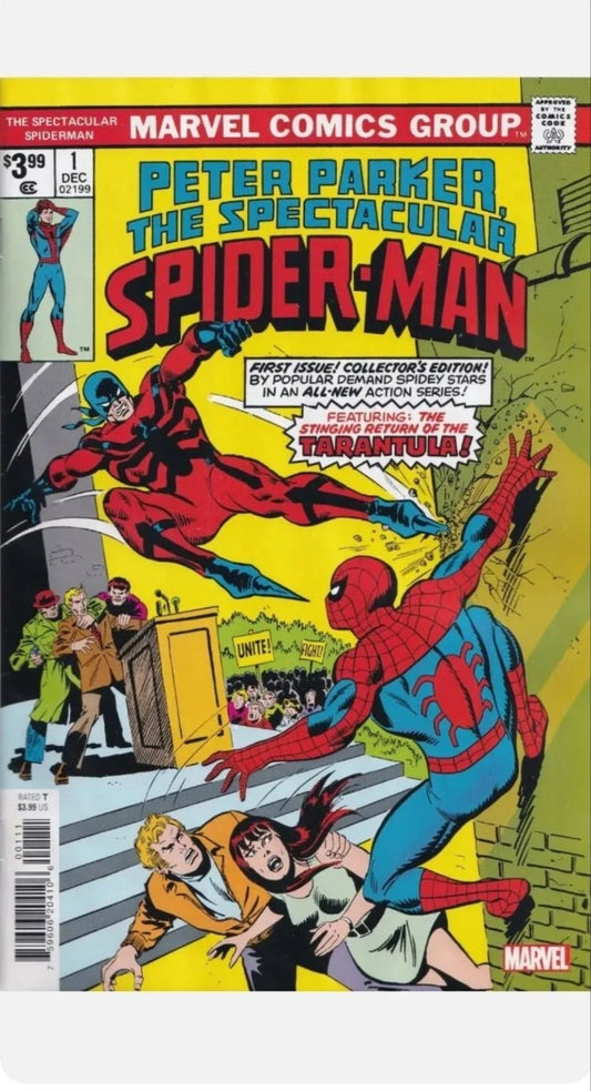 PETER PARKER SPECTACULAR SPIDER-MAN 1 FACSIMILE EDITION (MARVEL COMICS, 2022) NM REPRINT