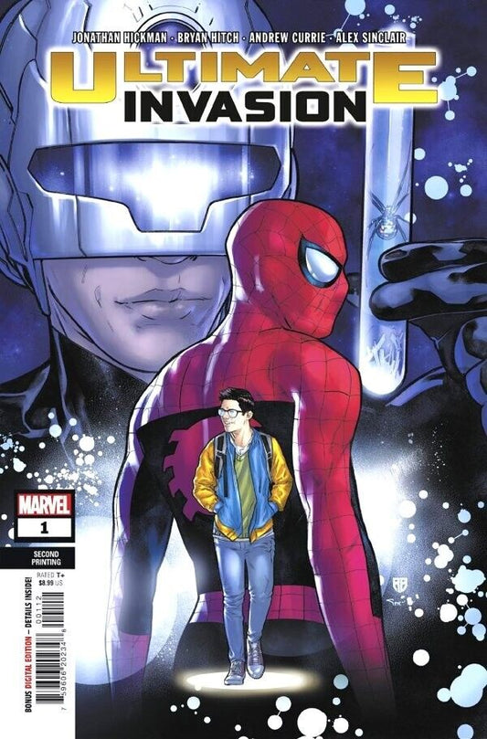 ULTIMATE INVASION 1 NM 2ND PRINT VARIANT | HICKMAN | MARVEL COMICS | 1ST NEW ULTIMATE SPIDER-MAN