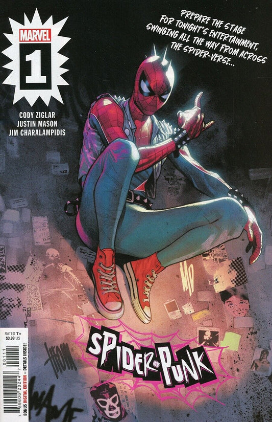 SPIDER-PUNK 1 COVER A OLIVIER COIPEL NM MARVEL COMICS 2022 SPIDER-VERSE